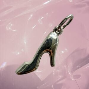 Y2K 925 Sterling Silver coquette High Heel Charm pendant